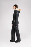 Pearl Women's Ski Jumpsuit w/ Faux Fur Trim