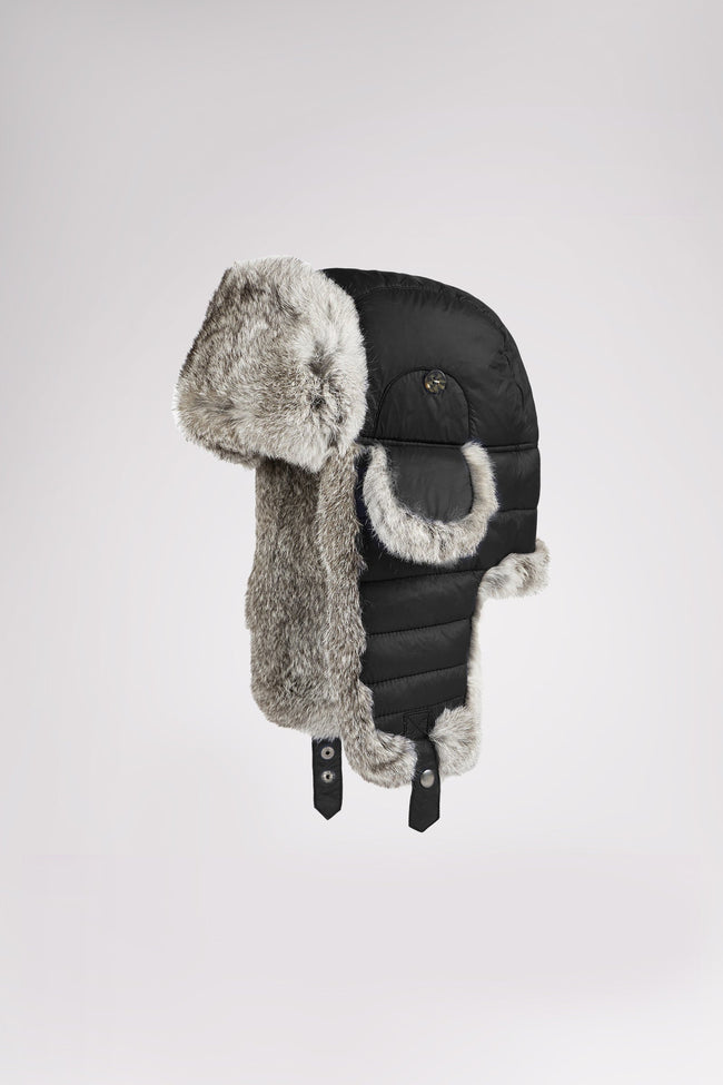 Wolf Unisex Trapper Hat w/Fur