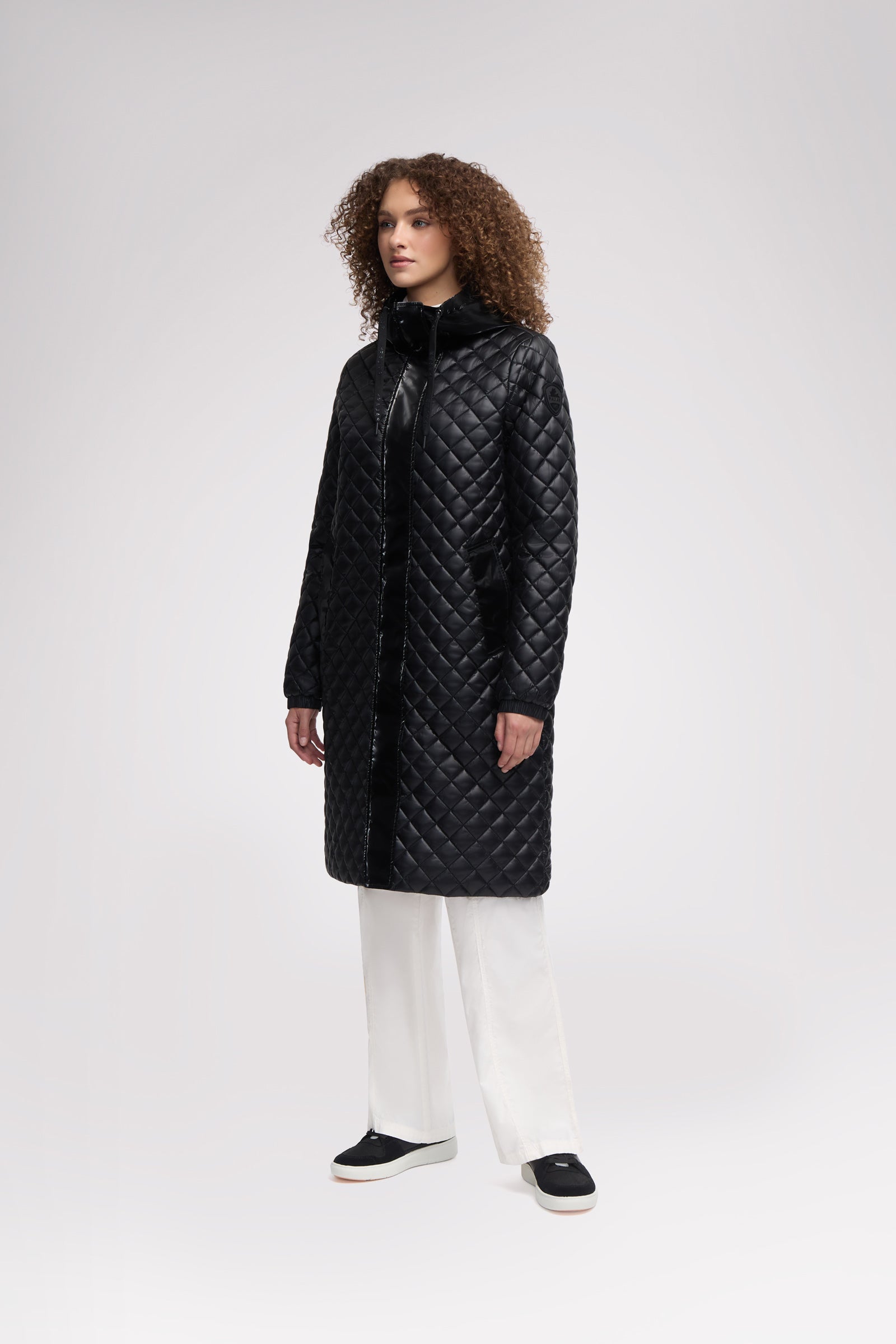 Peridot Women's Lightweight Quilted Longline Shacket