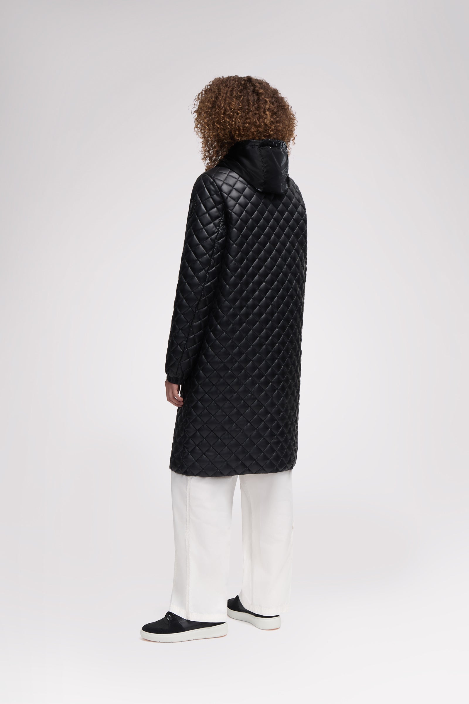 Peridot Women's Lightweight Quilted Longline Shacket