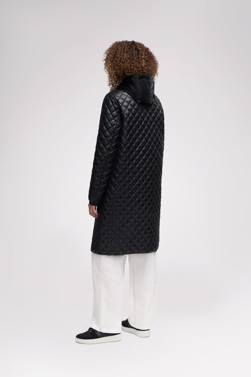 Peridot Women's Lightweight Quilted Longline Shacket