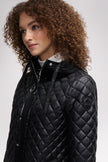 Peridot Women's Lightweight Quilted Longline Shacket