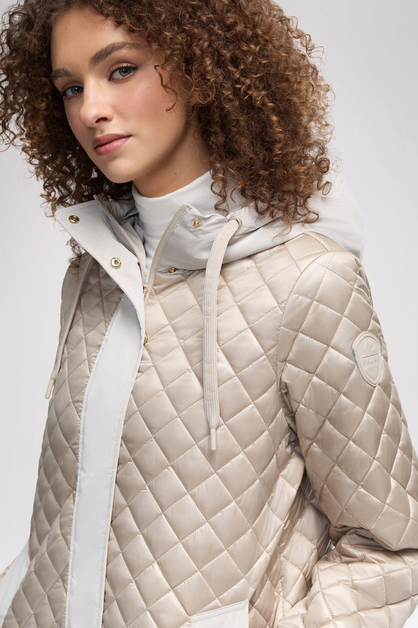 Peridot Women's Lightweight Quilted Longline Shacket