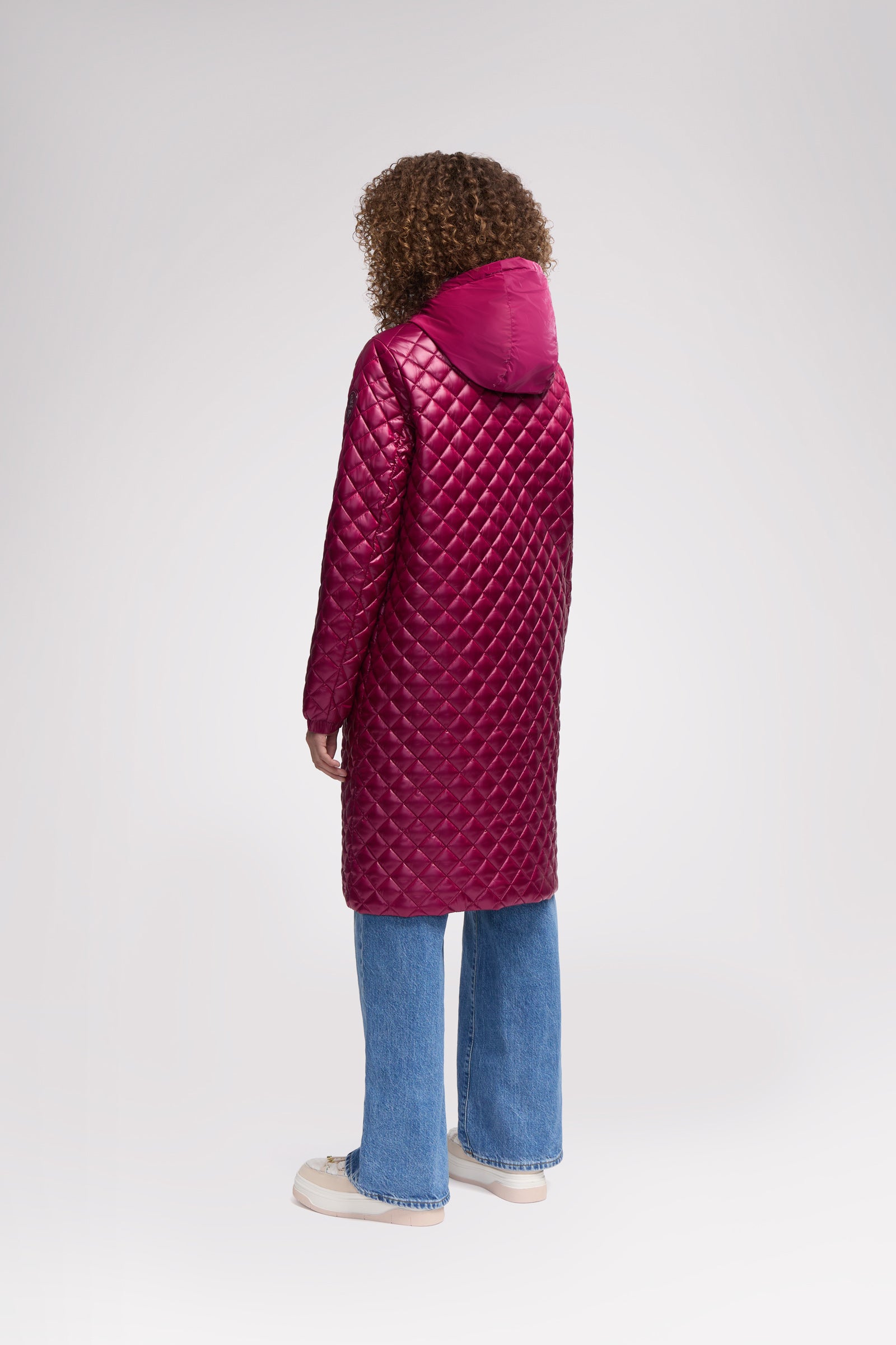 Peridot Women's Lightweight Quilted Longline Shacket