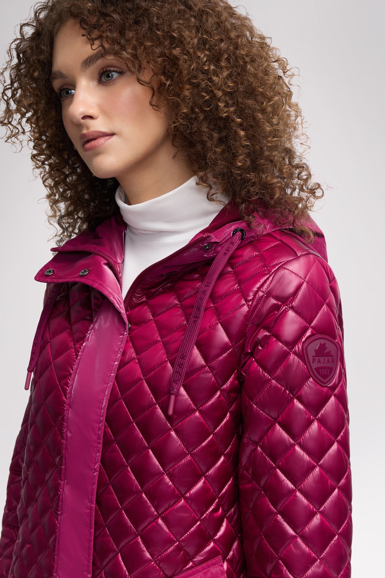 Peridot Women's Lightweight Quilted Longline Shacket