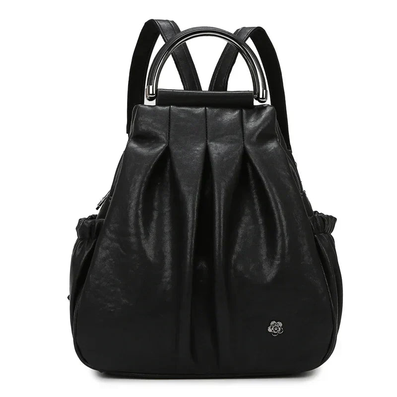 Fusion Backpack for Women Luxury Designer Rucksack Retro Style  Multi-Functional Travel Bag