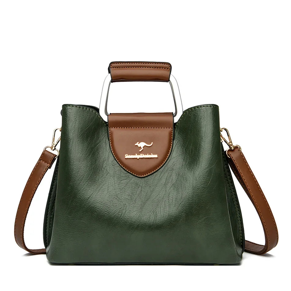 New Genuine Brand Tote Bag Leather Luxury Handbags Women Bags Designer High Quality Crossbody Bag