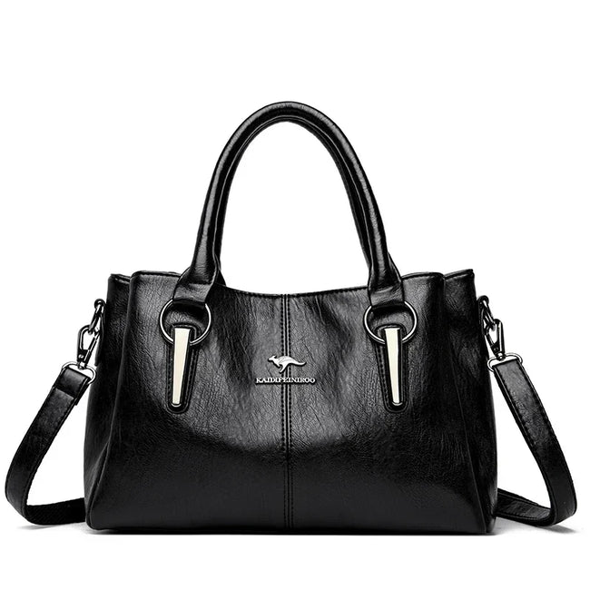 Fusion Soft Leather Luxury Handbag Designer High-Capacity Ladies Crossbody Hand Bags for Modern Women