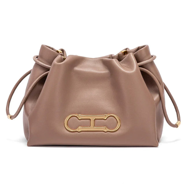 Fusion New Brand Women Bag Crossbody Simple Drawstring Design Elegant Women Shoulder Bag