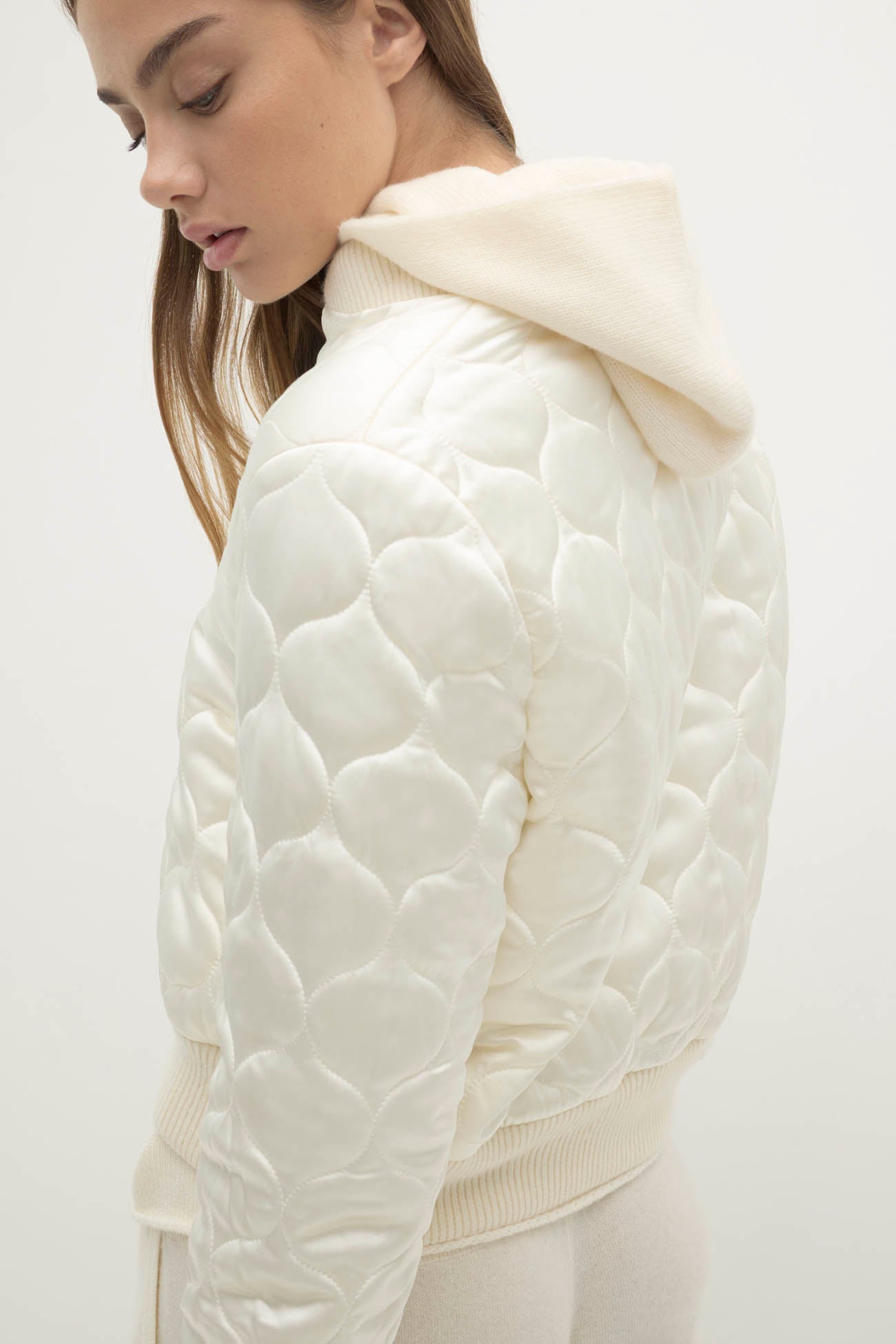 BECCA SILK BOMBER JACKET