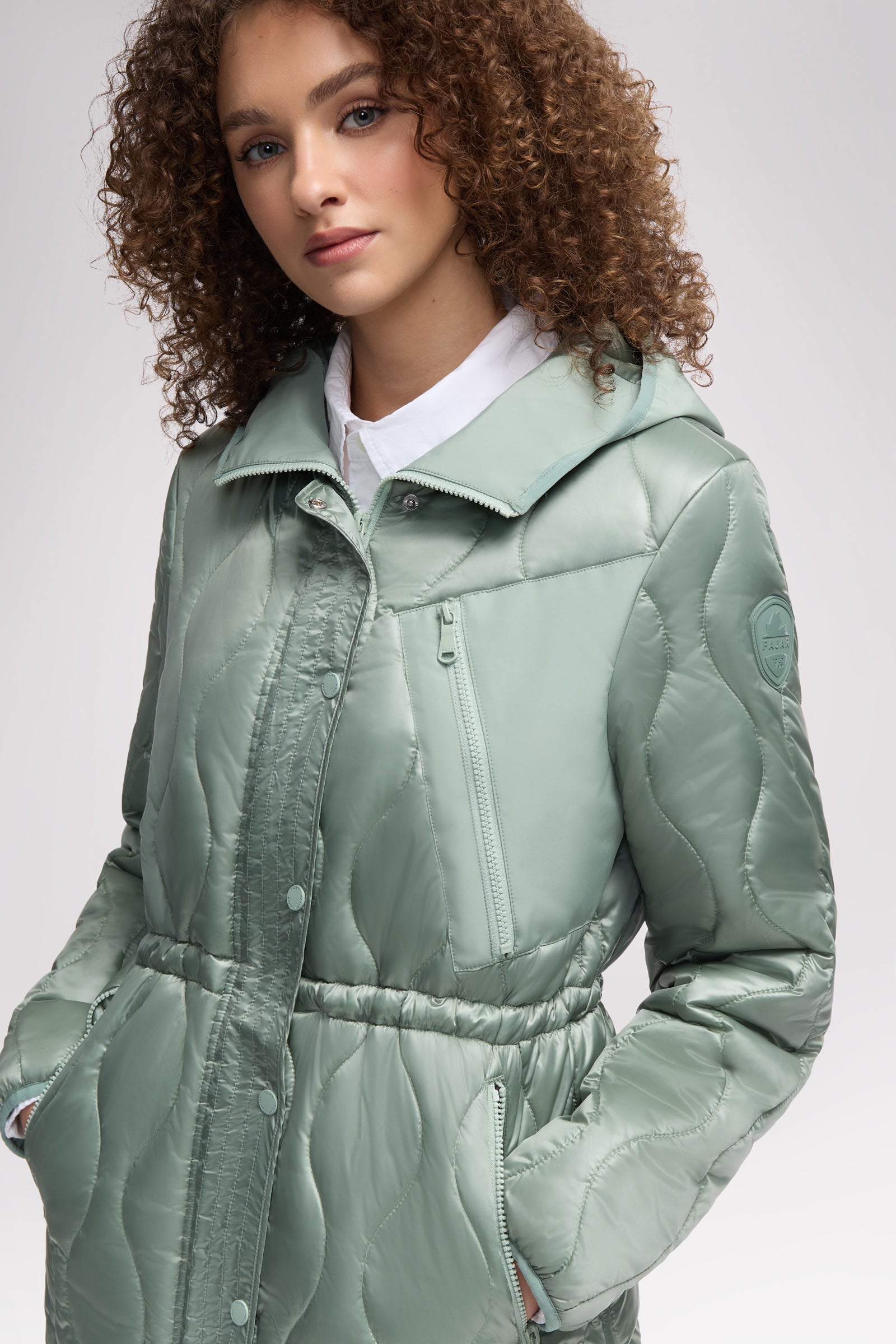 Sterling Women's Onion Quilted Longline Anorak