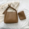 New Fashion Leather Tote Bag Female Simple Large High Capacity Shoulder Side Bag Handbags and Purse
