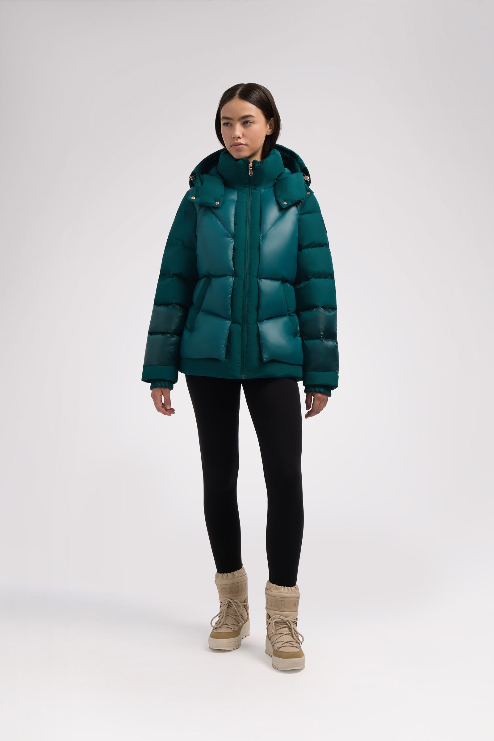 Vega Women's Mixed Media Puffer
