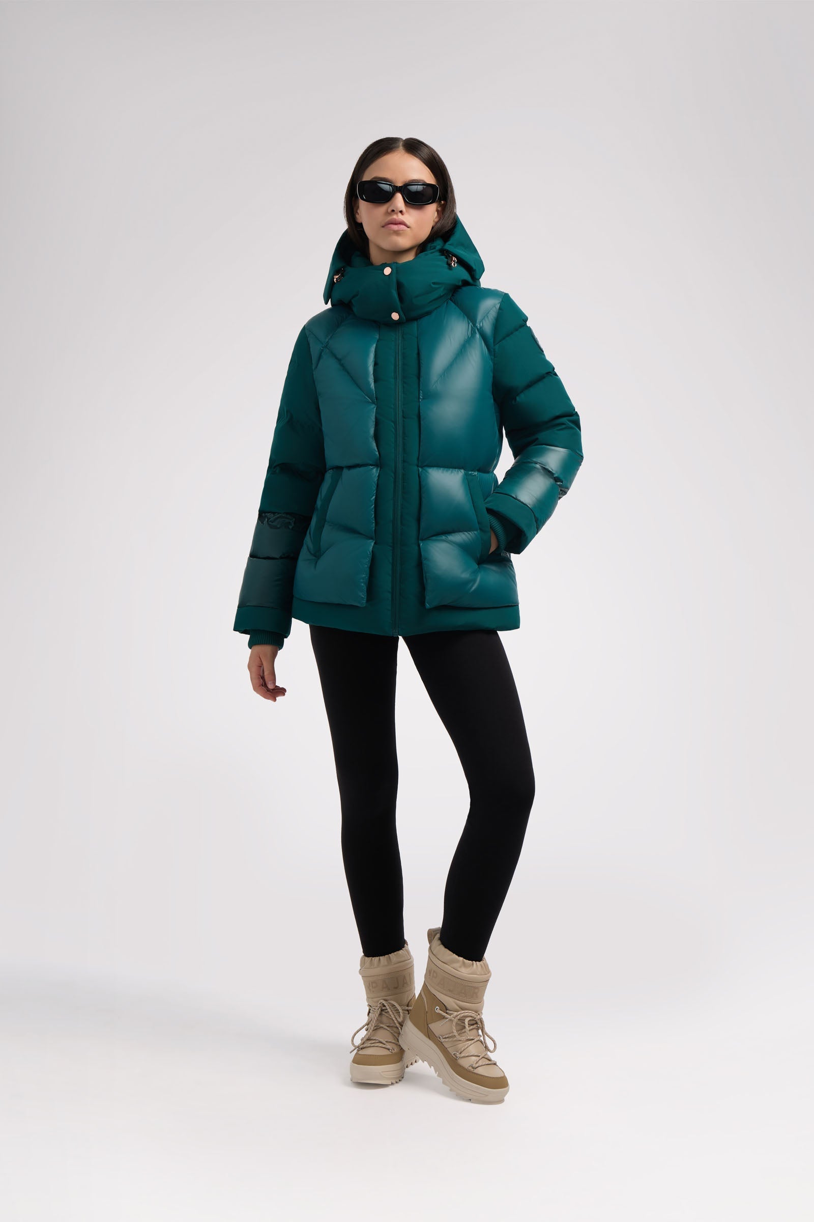 Vega Women's Mixed Media Puffer