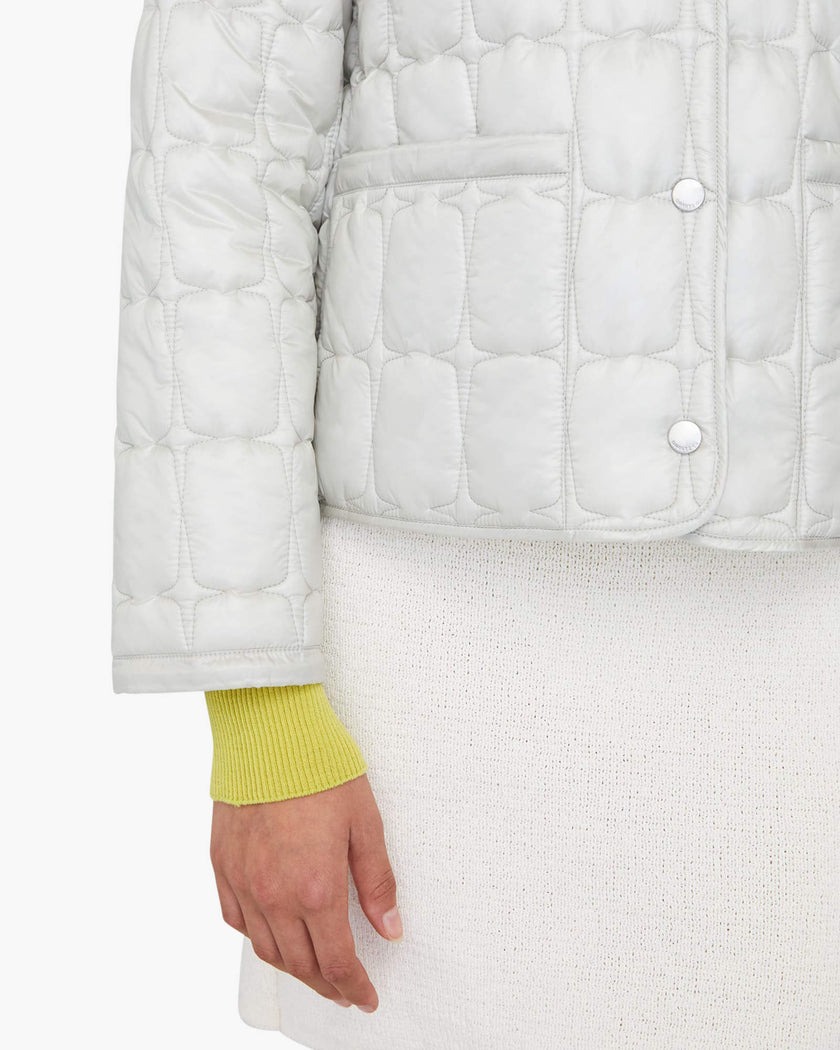 VIRGINIA | Lightweight Quilted Collarless Jacket