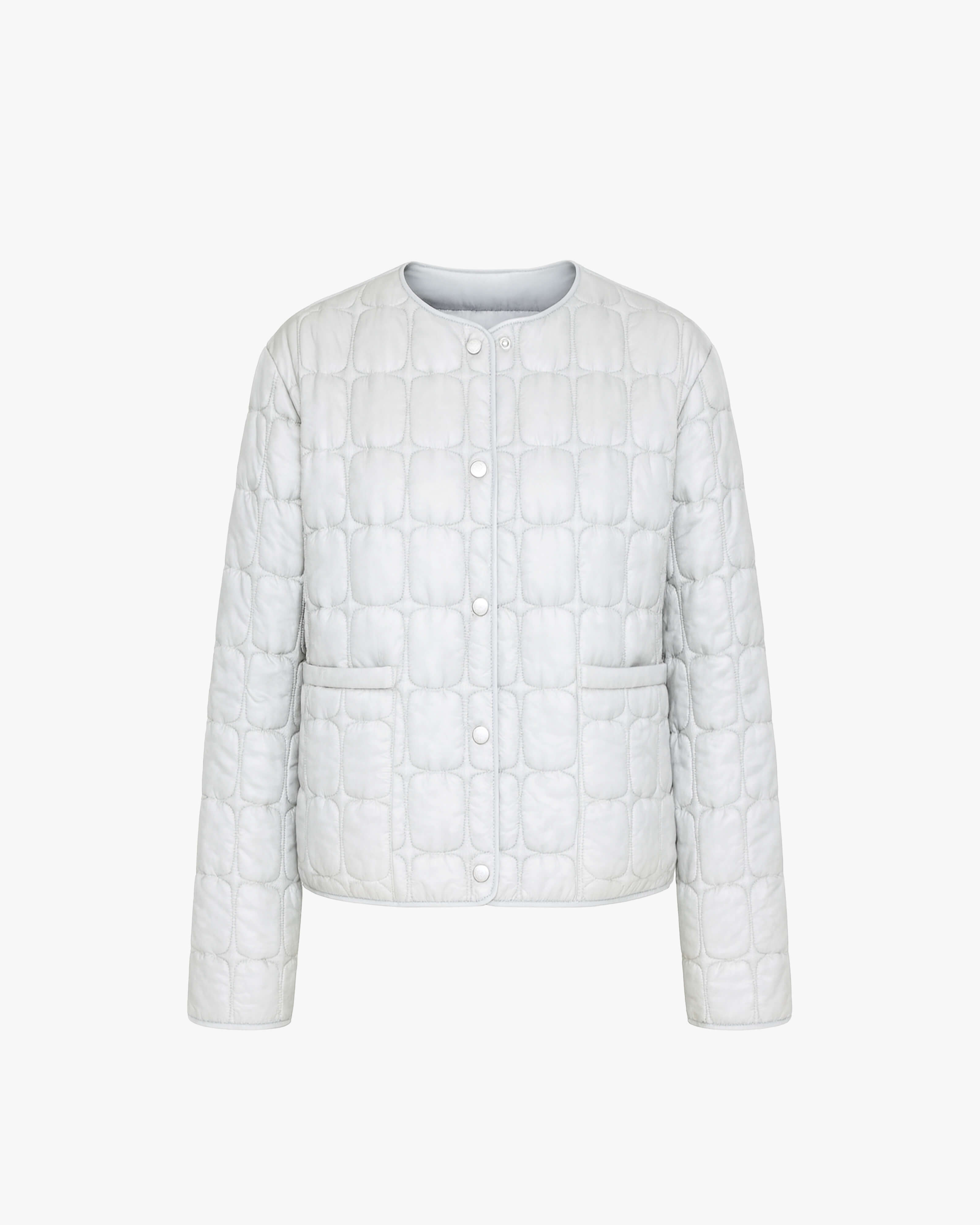 VIRGINIA | Lightweight Quilted Collarless Jacket