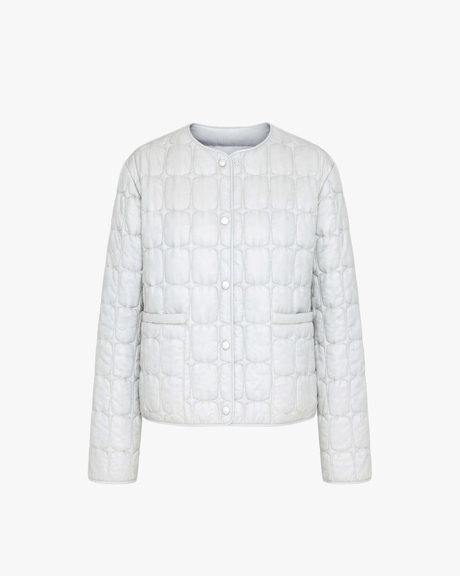 VIRGINIA | Lightweight Quilted Collarless Jacket