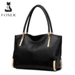 New Fusion Designed Women Cowhide Leather Handbag Female Shoulder Bag