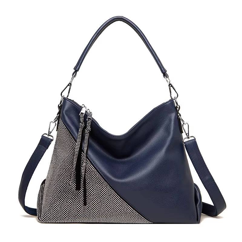 Luxury Women Designer Diamonds Shoulder leather Bags