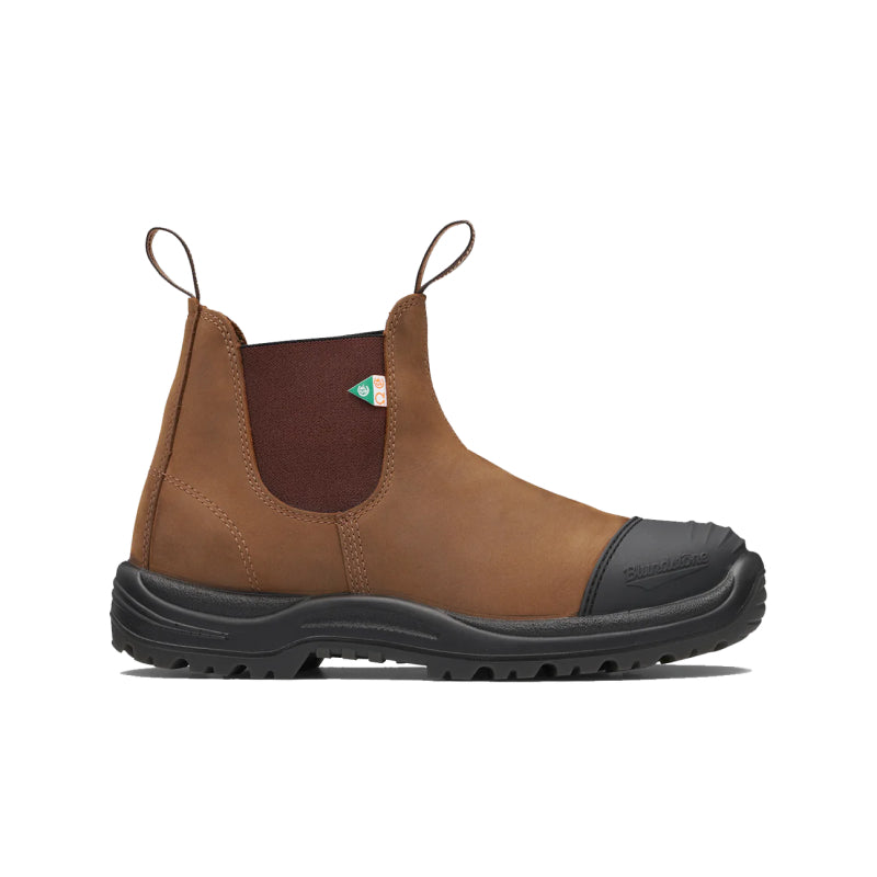 Blundstone 169 - Work & Safety Rubber Toe Cap Boot - Saddle Brown