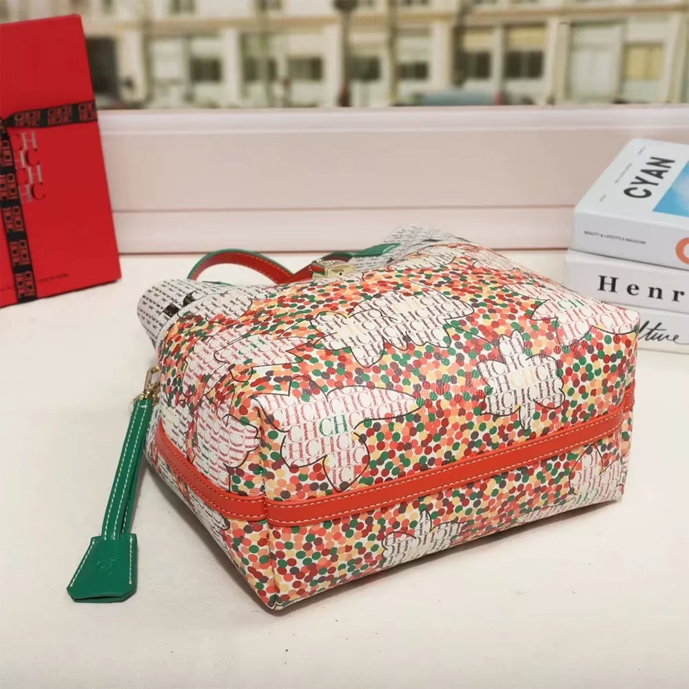 New ELite Women Fashion Large Capacity Shoulder Bag Classic Retro Exquisite Print Multi Purpose