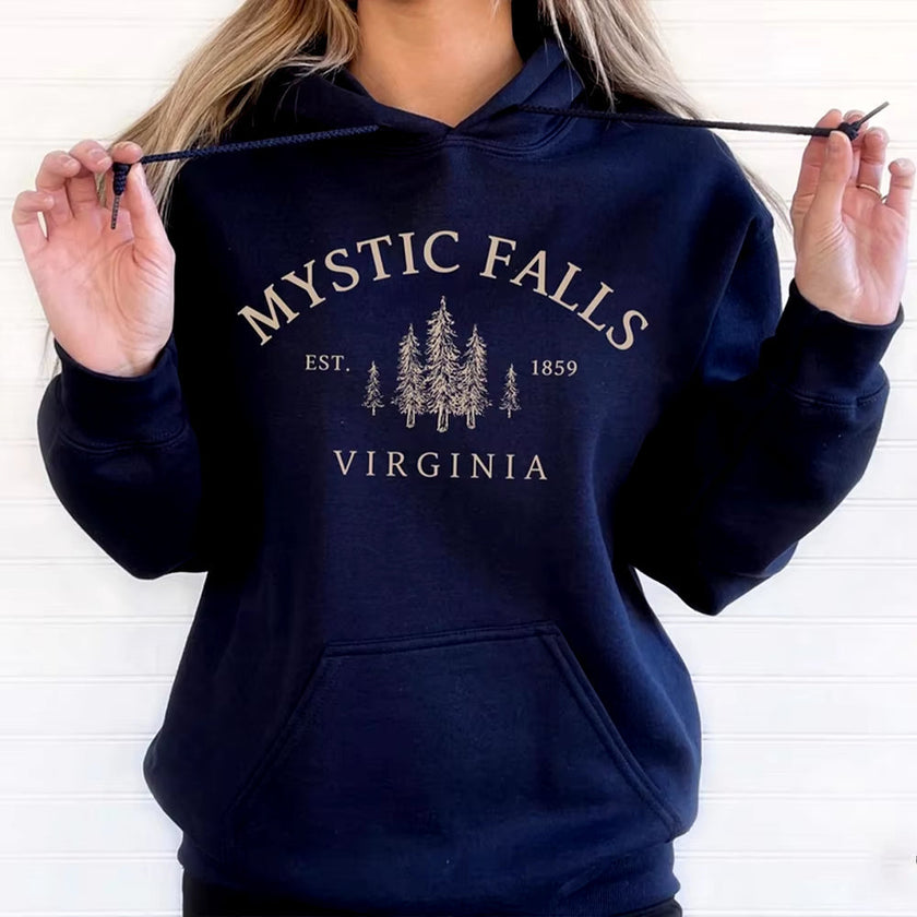 New Fusion Designed  Virginia Hoodie Salvatores Pullovers Hoodies