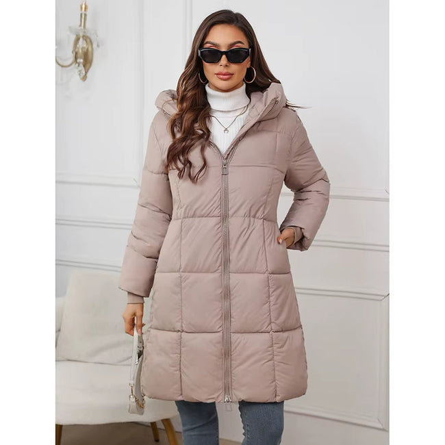 New Women Winter Long Coat Thick down Cotton Padded