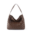 New Arrived Woven Tote Bag Women Textured Pleated Soft PU Leather Large Capacity Bags